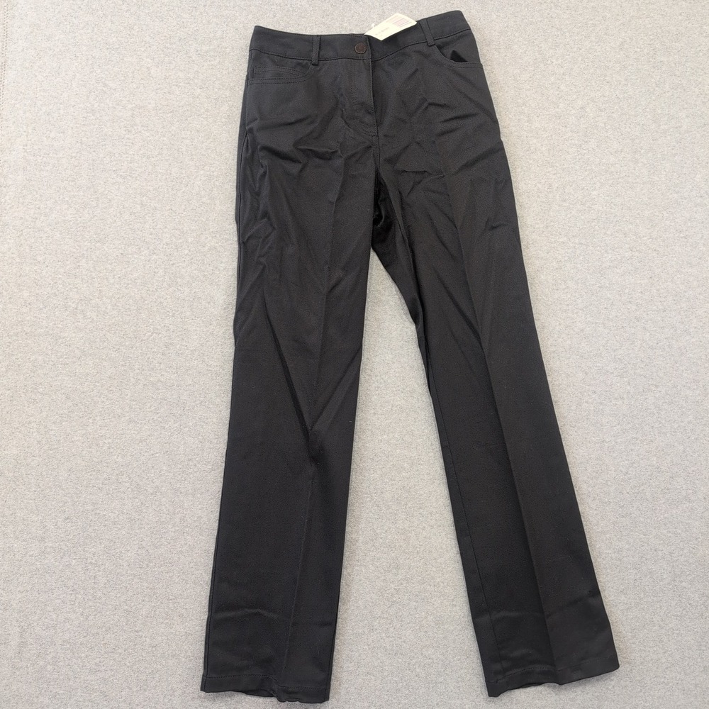Casual Corner‎ Stretch Black Straight Leg Dress Pants Women Size 4